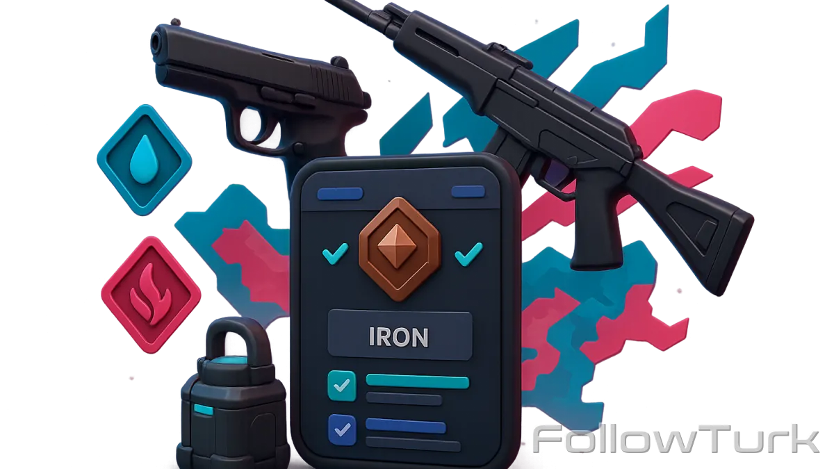 Sicher kaufen: So wählst du ein valorant iron account - FollowTurk Blog