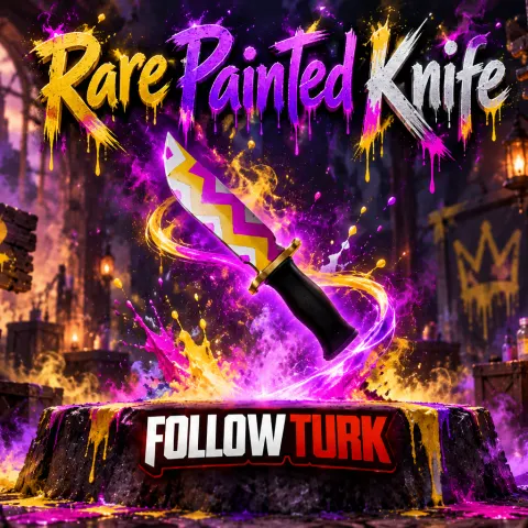 Rare Painted Knife - MM2 - FollowTurk