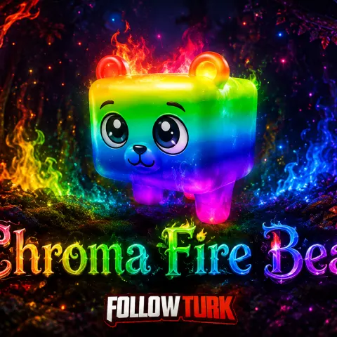 Chroma Fire Bear - MM2 - FollowTurk