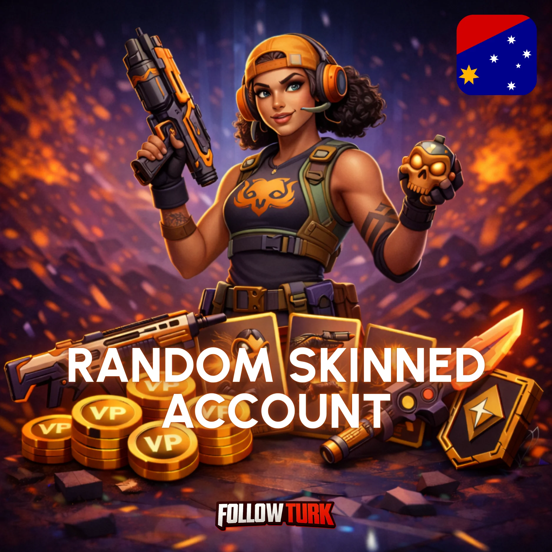 AP – Asien-Pazifik Zufälliger Skin-Account – Vollzugriff - FollowTurk