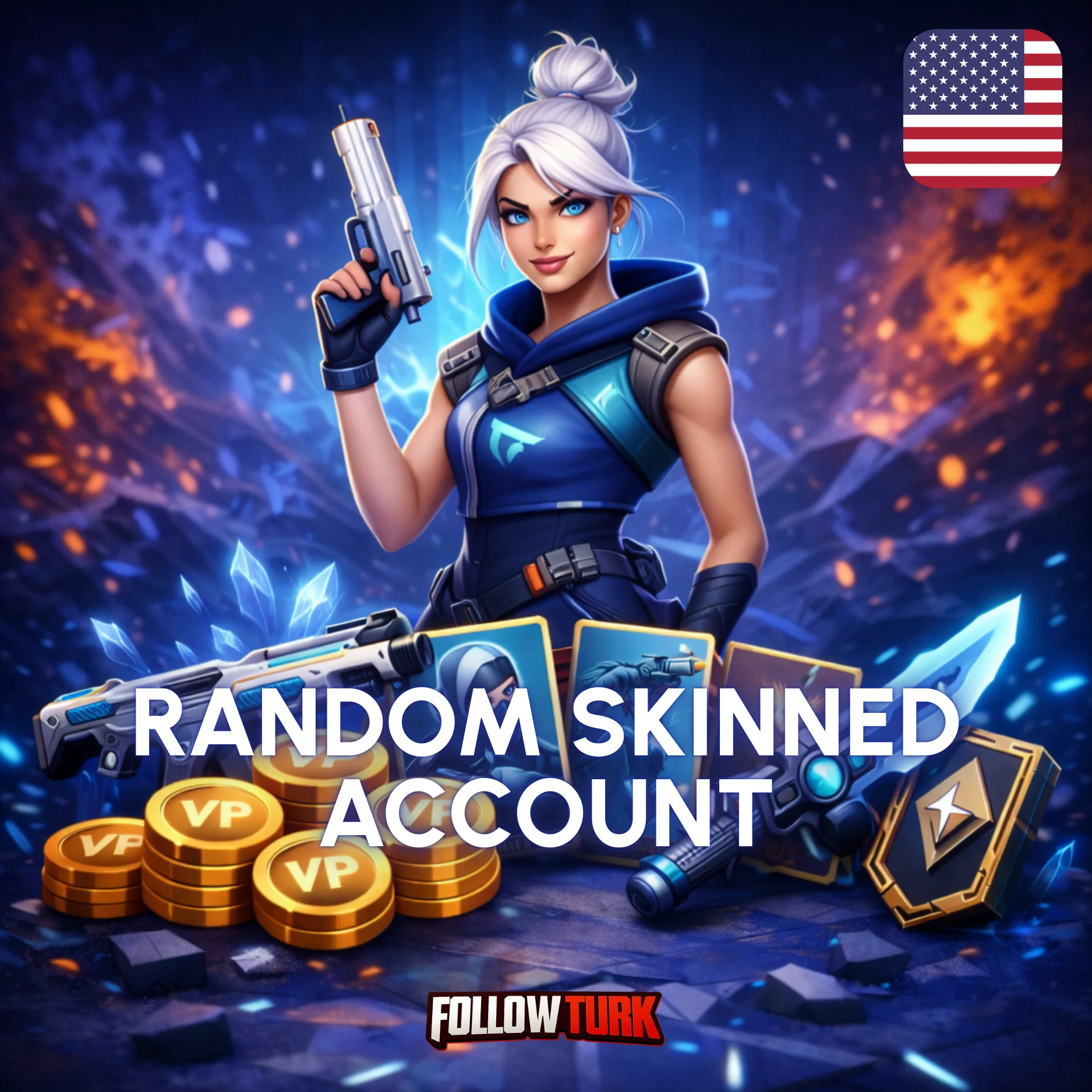 NA – Nordamerika Random Skinned Account – Vollzugriff - FollowTurk