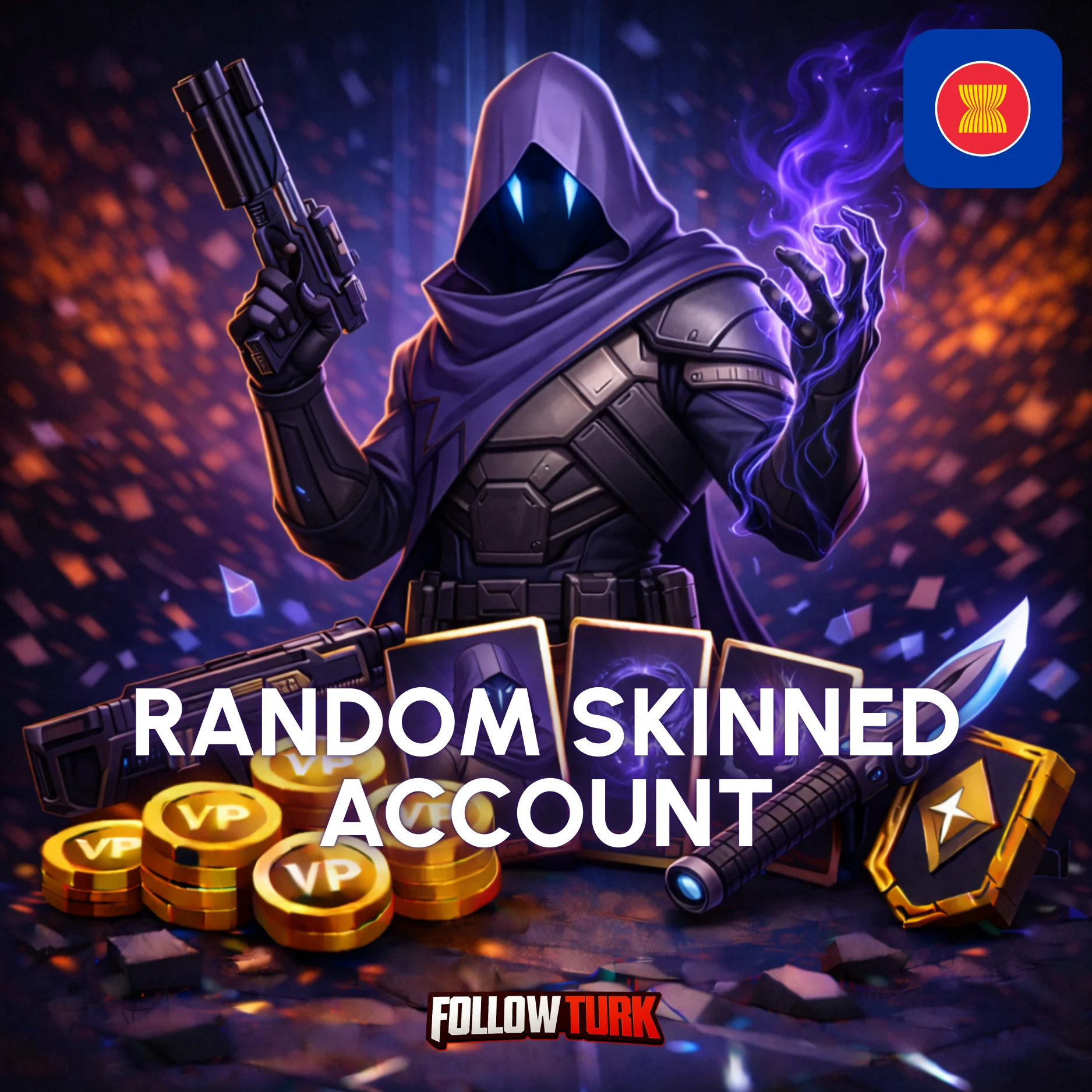 LA – Lateinamerika Random Skin-Account – Vollzugriff - FollowTurk