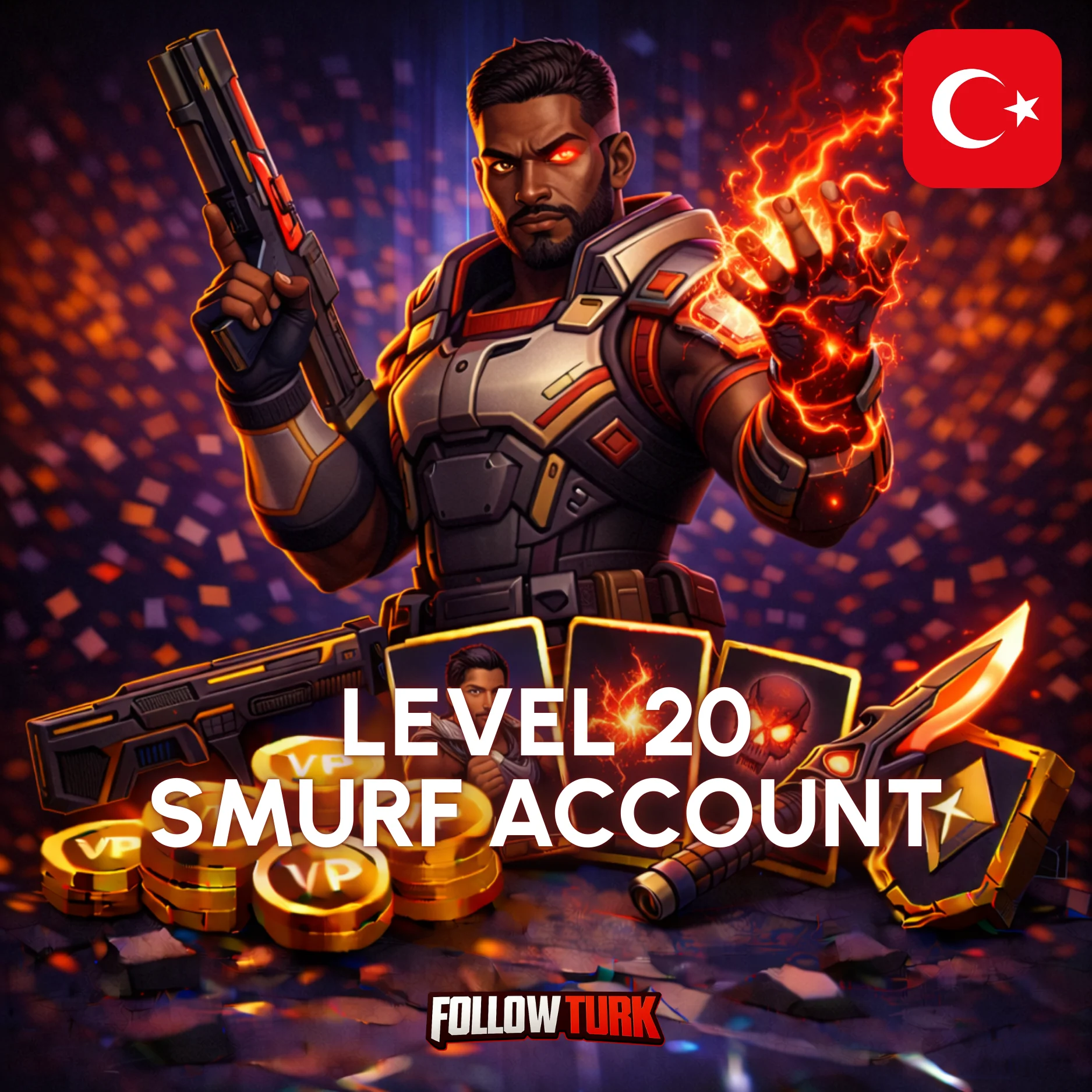 Valorant Smurf Account Türkei (TR)