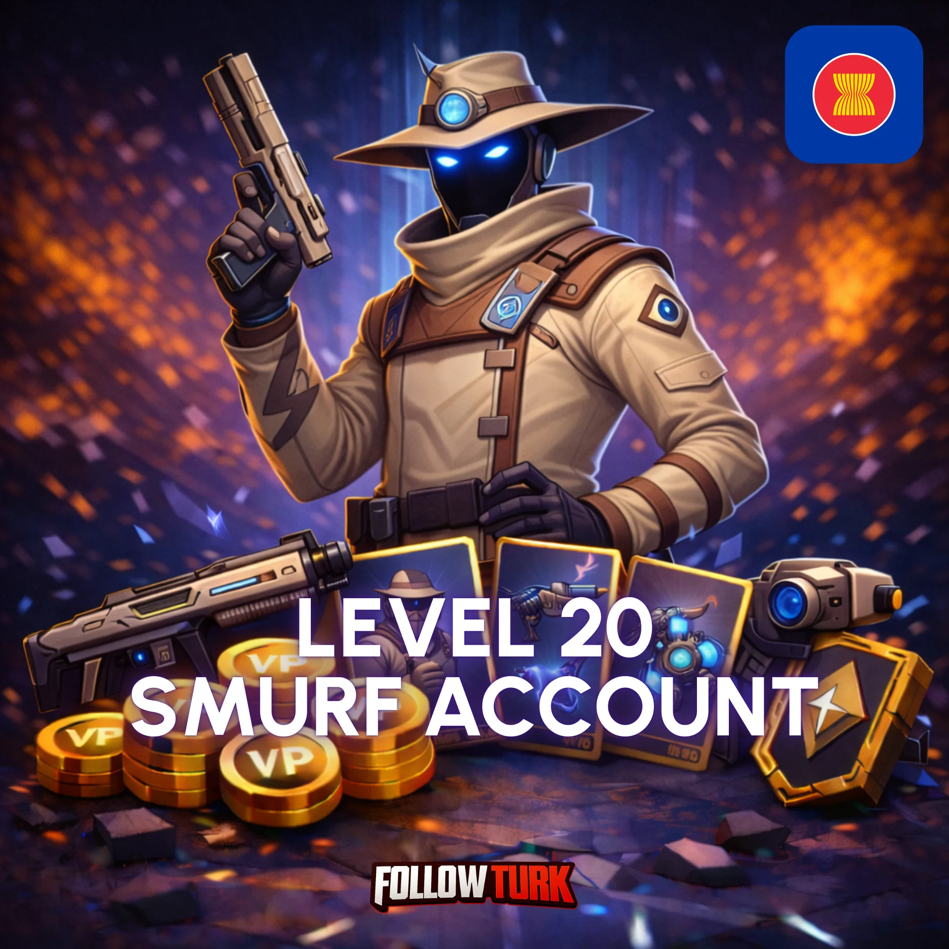 Lateinamerika Smurf Account (LA) - FollowTurk