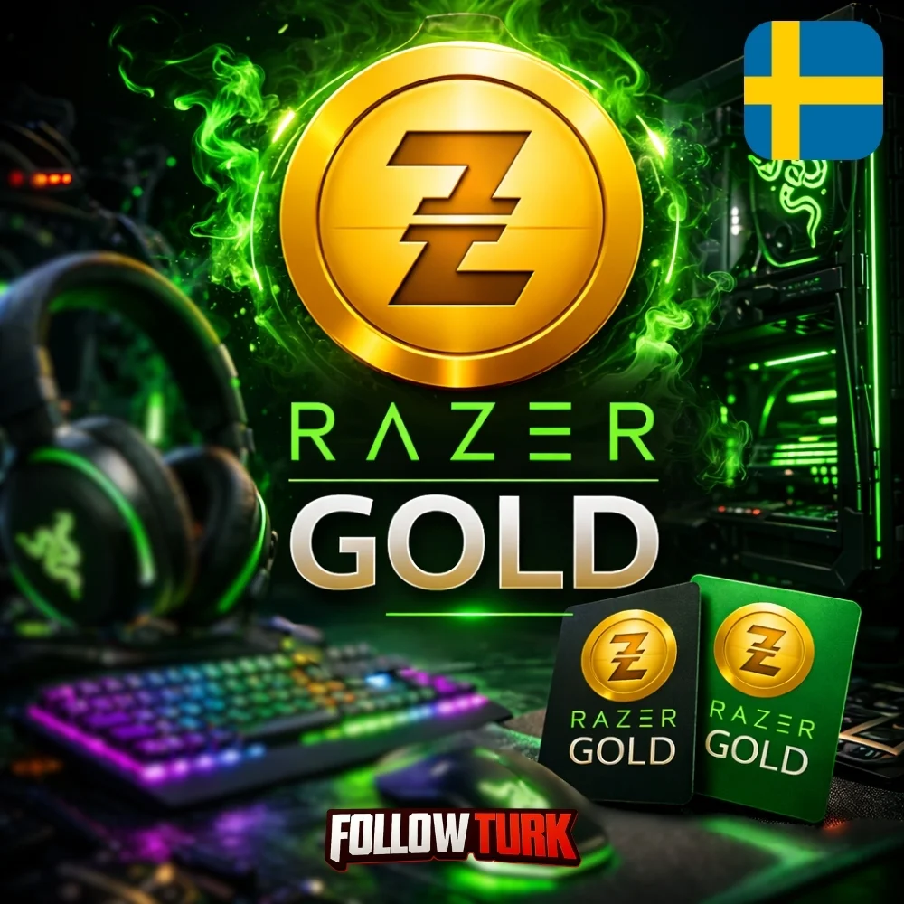 Razer Gold Schweden – SEK Guthabenkarte - FollowTurk