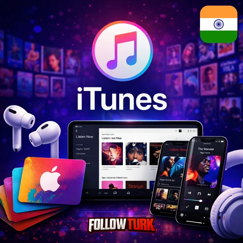 iTunes Indien – INR Geschenkkarte - FollowTurk