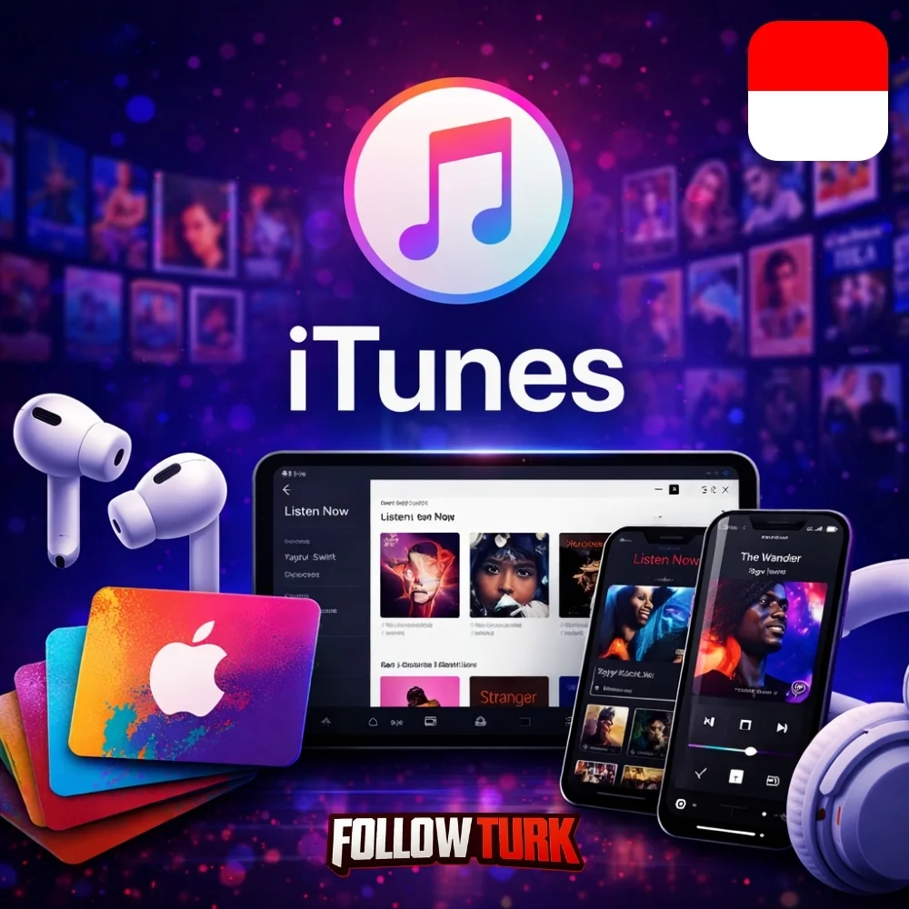 iTunes Indonesien – IDR Guthabenkarte - FollowTurk