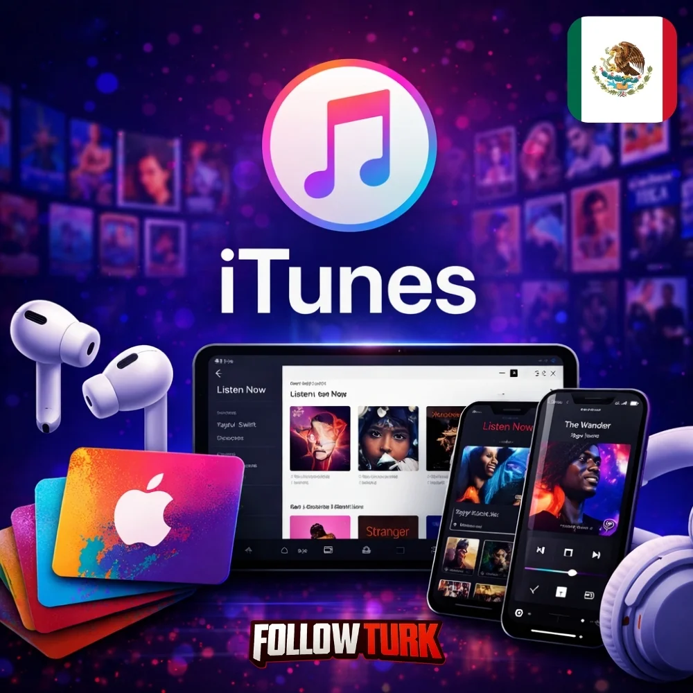 iTunes Mexiko – MXN Guthabenkarte - FollowTurk