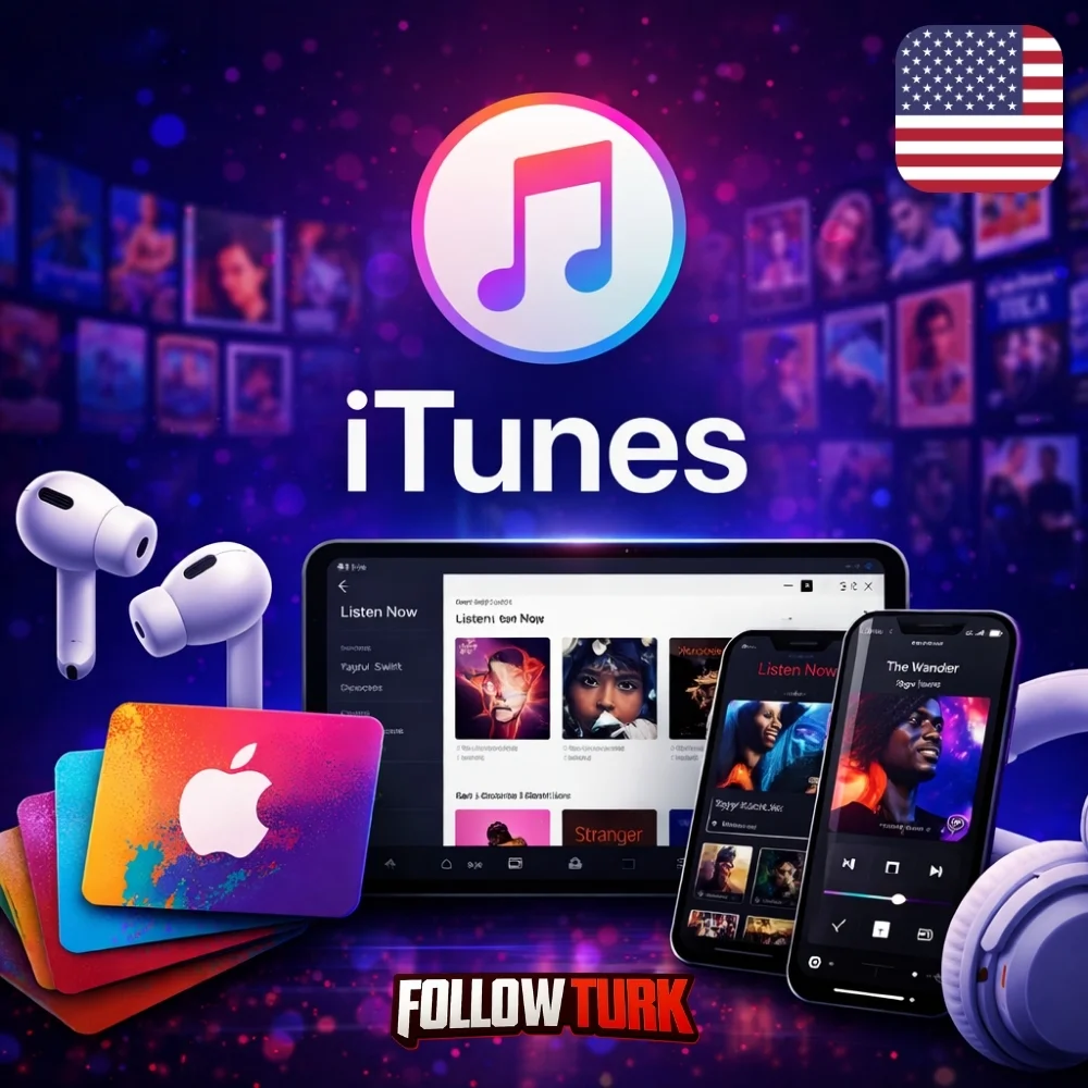 iTunes USA - USD Guthabenkarte - FollowTurk