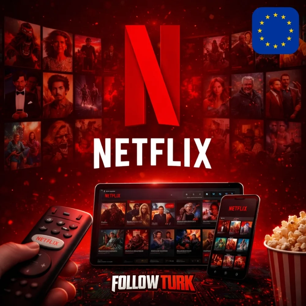 Netflix Europe – EUR Geschenkkarte - FollowTurk