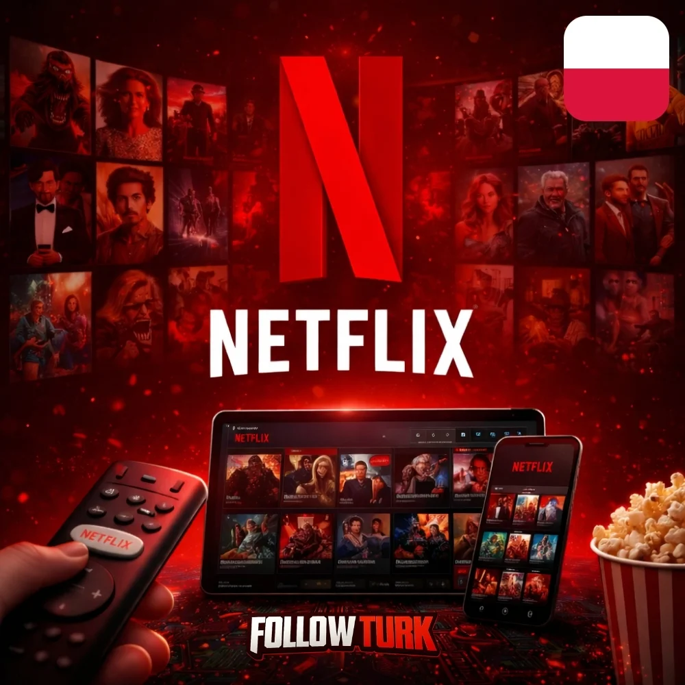 Netflix Polen – PLN Geschenkkarte - FollowTurk