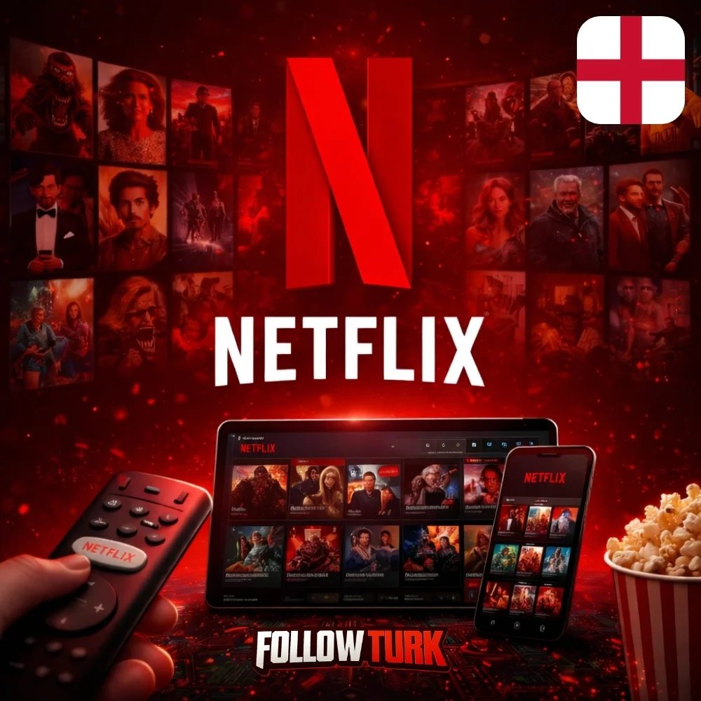 Netflix Vereinigtes Königreich – GBP-Geschenkkarte - FollowTurk