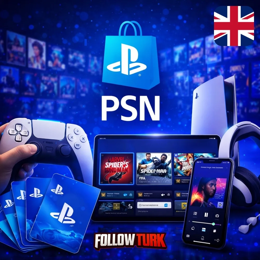 PlayStation UK - PSN Guthabenkarte - FollowTurk