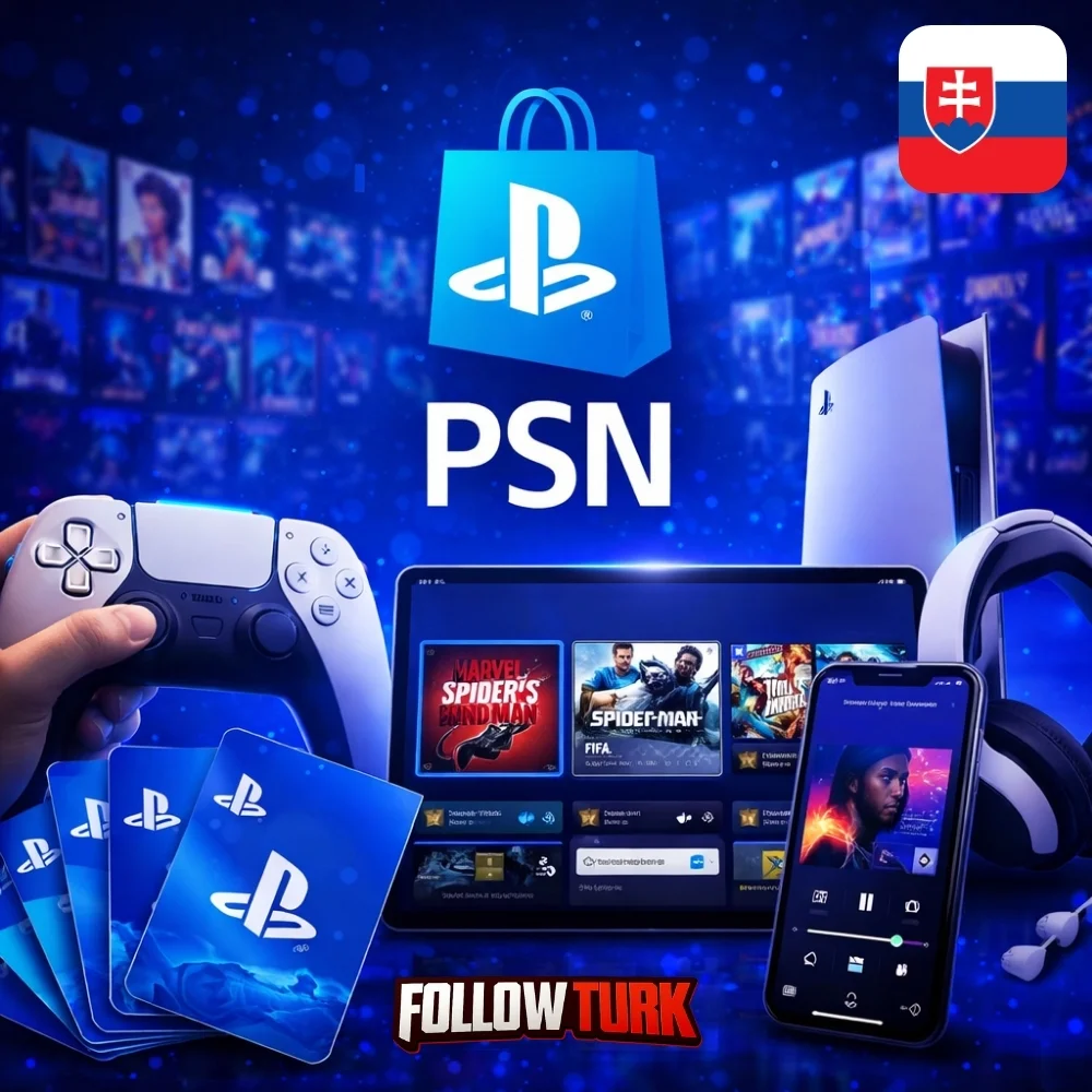 PlayStation Slowakei – PSN Guthabenkarte - FollowTurk