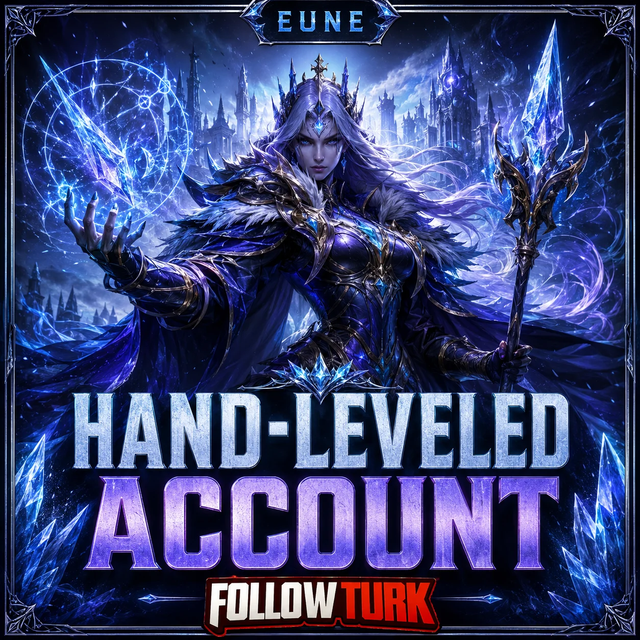 EUNE – Handgelevelter Legend-Account