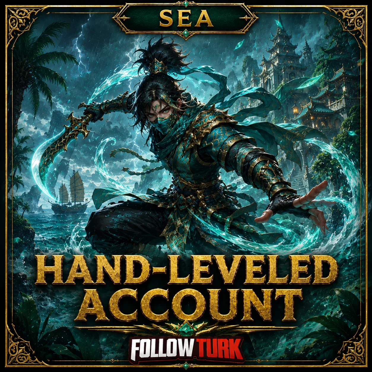 SEA - Hand-Leveled Account - FollowTurk