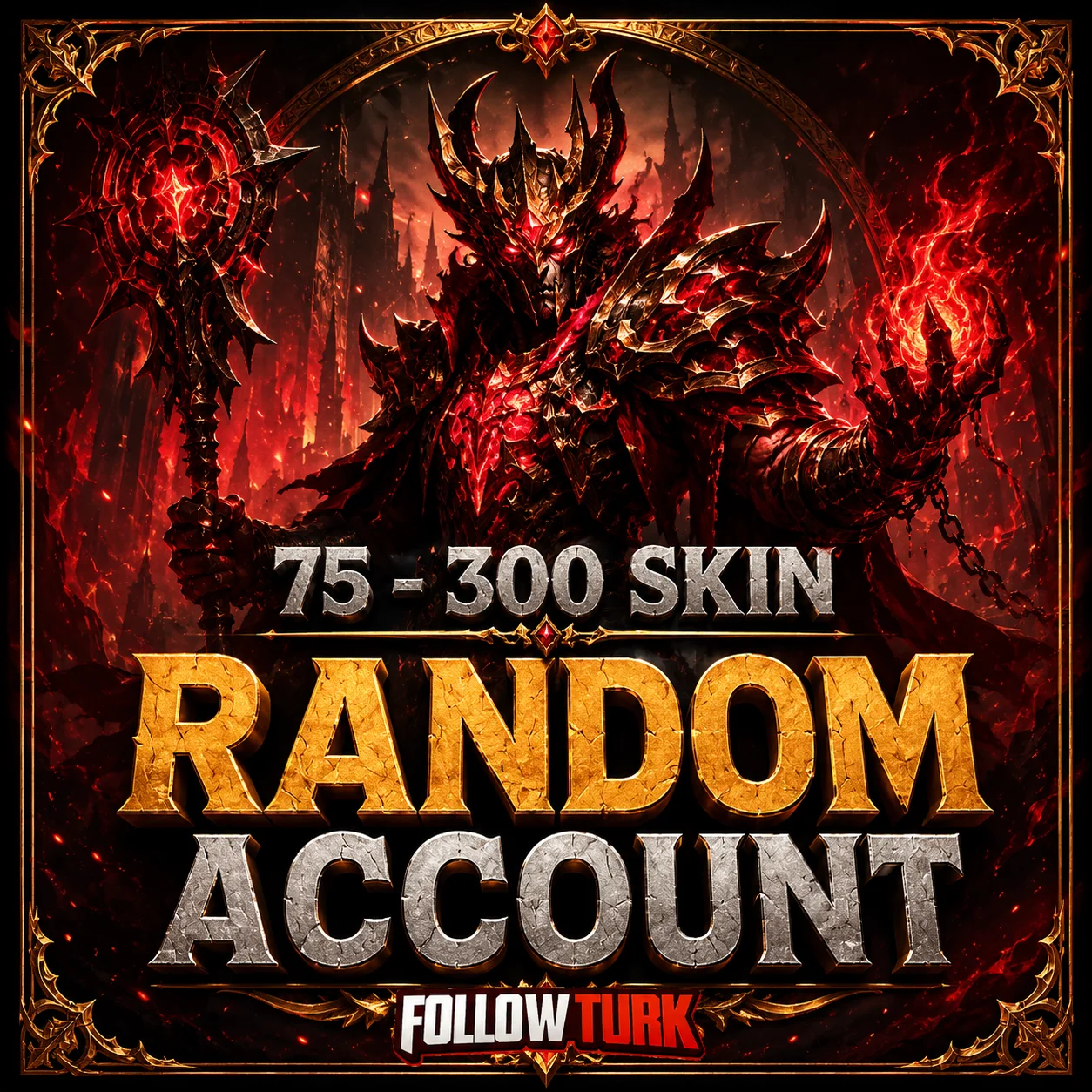 75 - 300 Skin Random Legend Account - FollowTurk