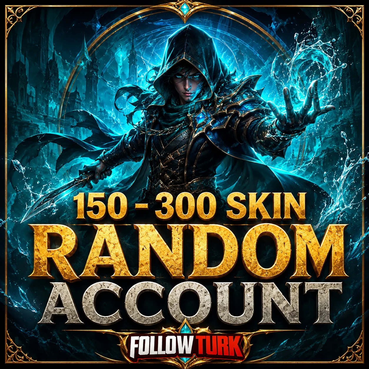 Legend Zufallsaccount mit 150–300 Skins - FollowTurk