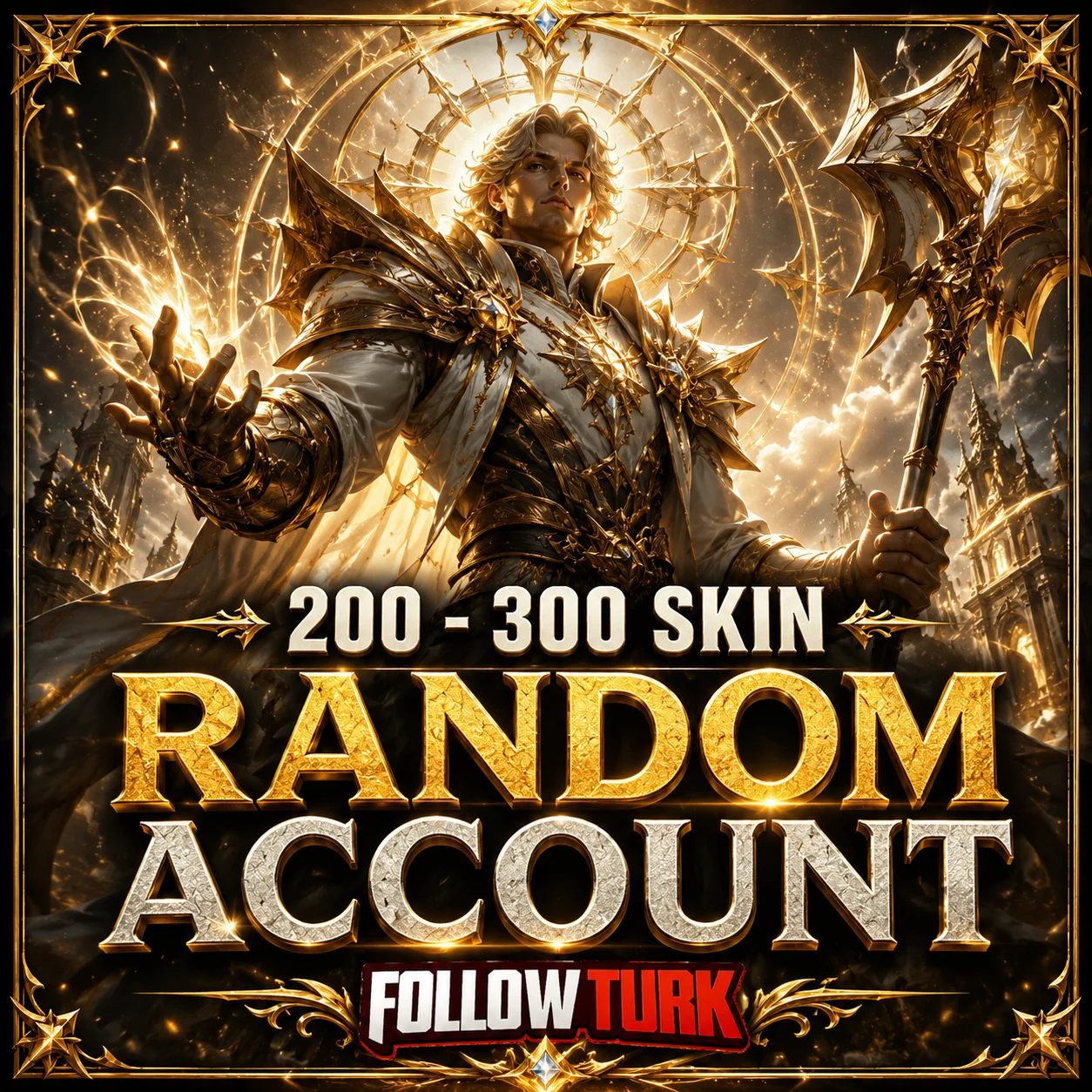 Zufälliger Legend-Account mit 200–300 Skins - FollowTurk