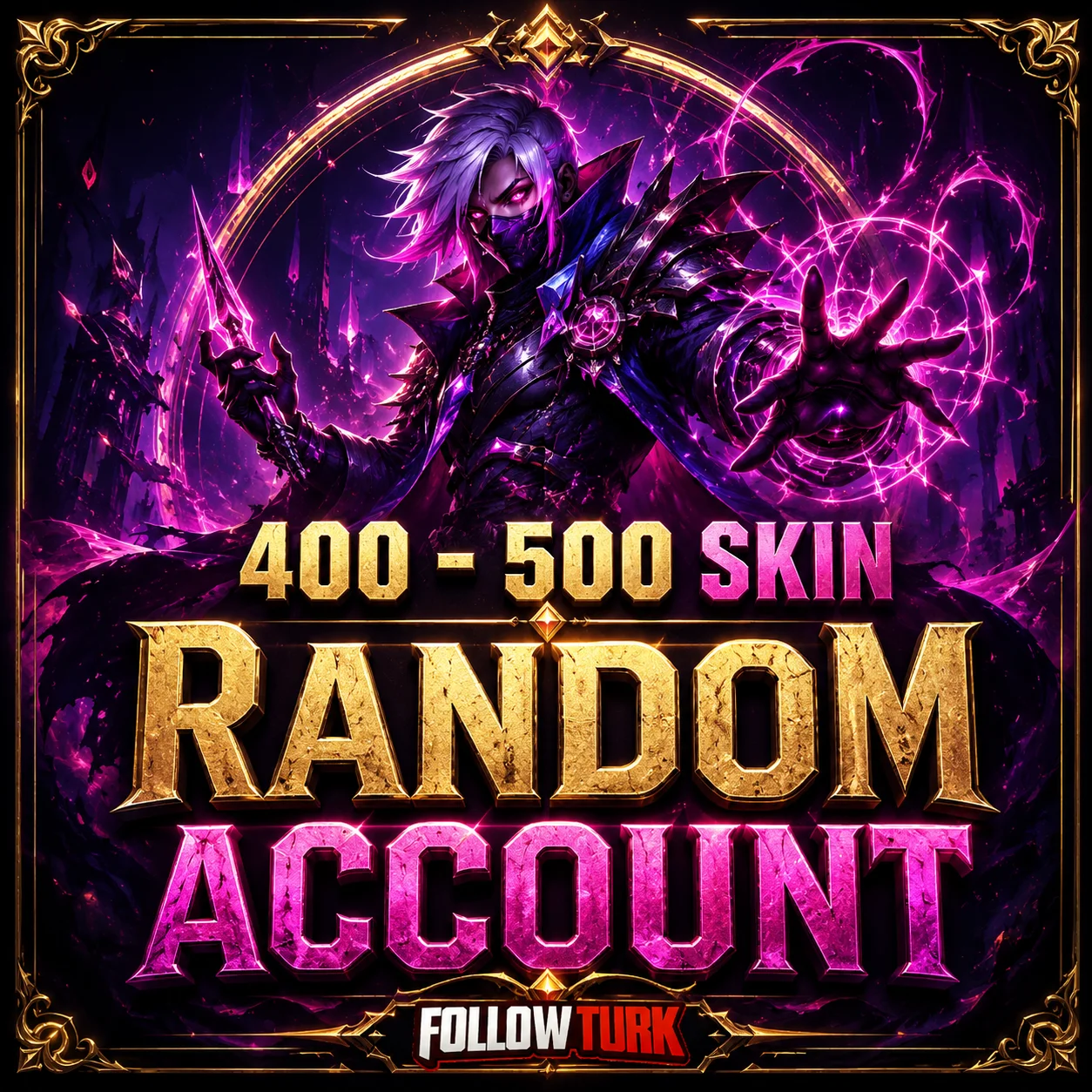 Zufälliger Legend Account mit 400–500 Skins - FollowTurk