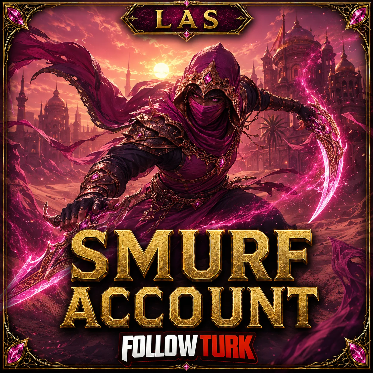 LAS – Smurf-Konto - FollowTurk