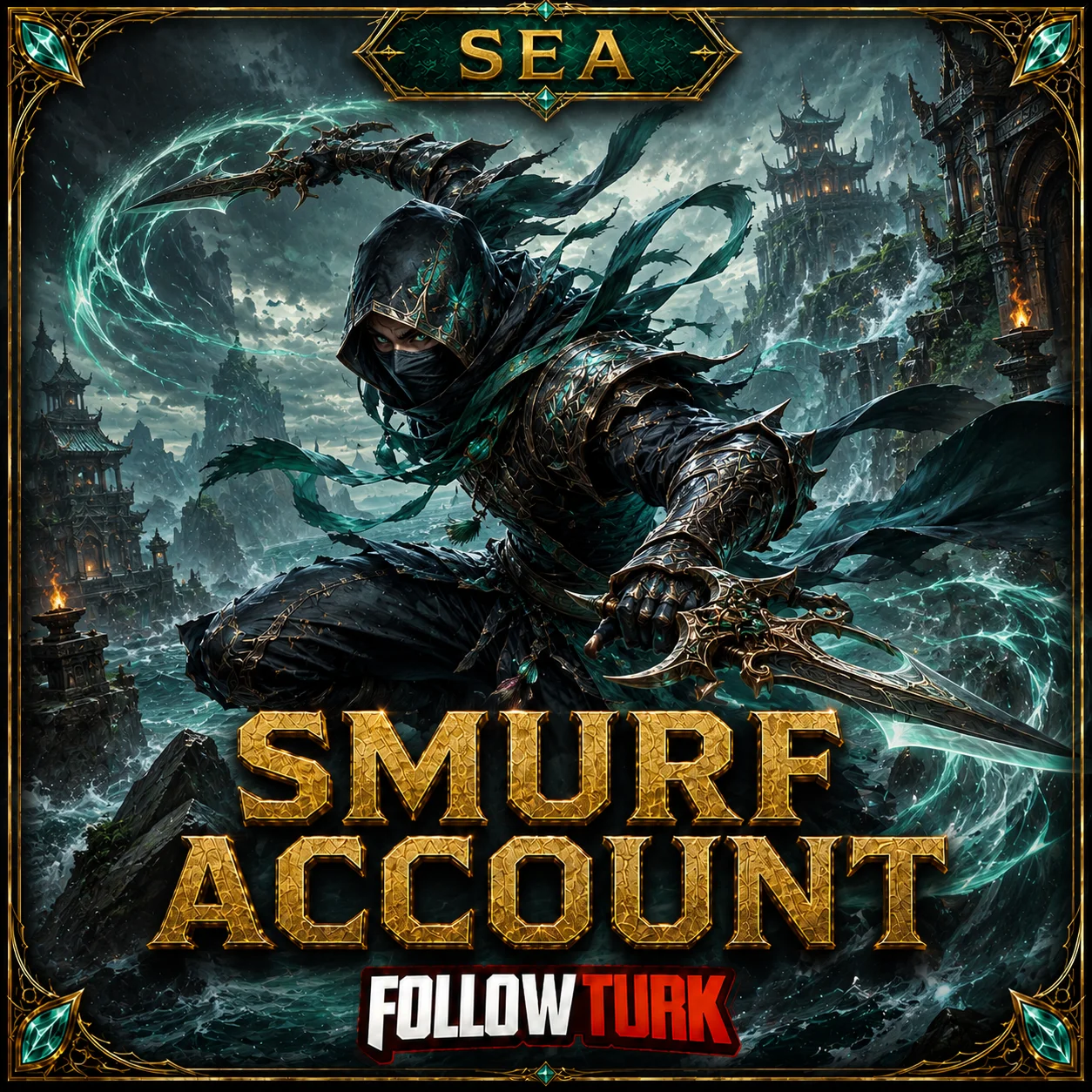 SEA Legend Smurf-Account - FollowTurk