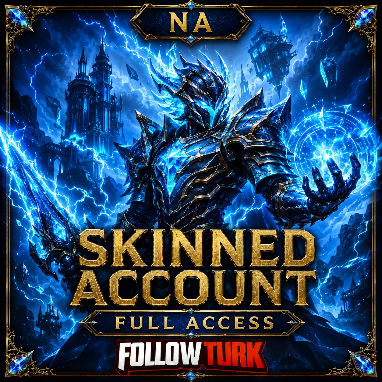 NA – Skinned Account mit vollem Zugriff - FollowTurk