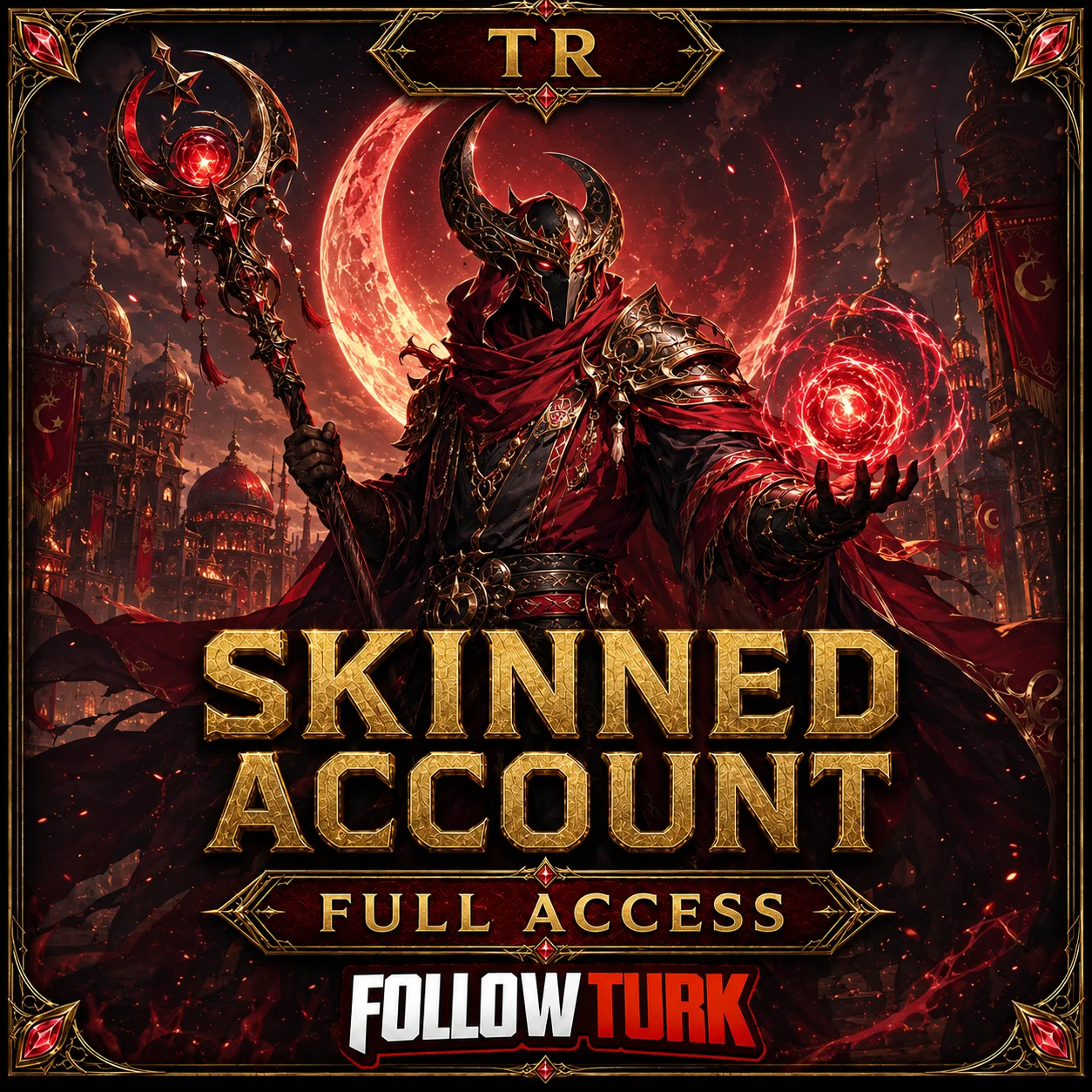 TR – Skinned Account mit Full Access - FollowTurk
