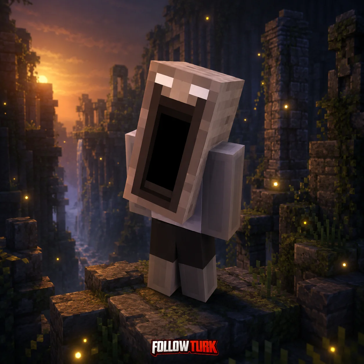 Maske des Beobachters - Minecraft Key - FollowTurk
