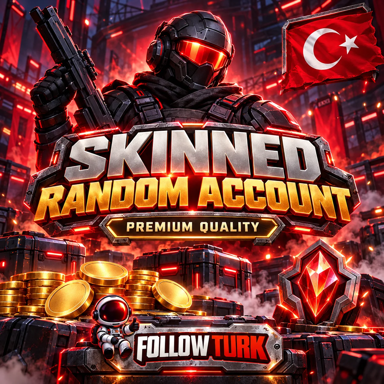 TR – Türkei Random Skinned Account – Vollzugriff - FollowTurk