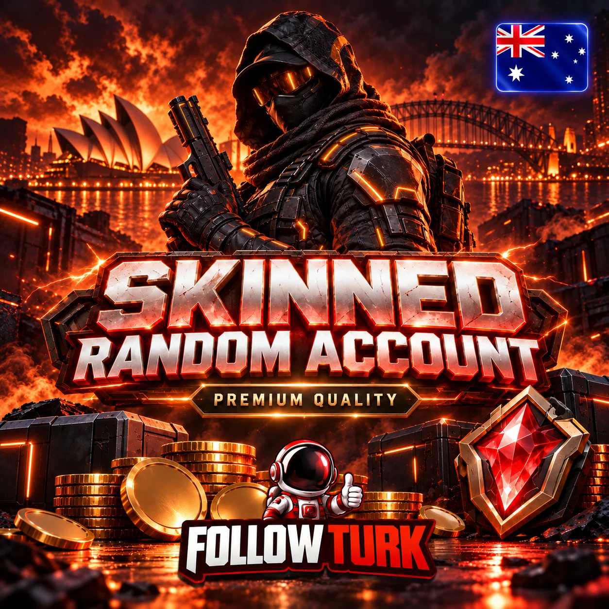 AP – Asien-Pazifik Zufälliger Skin-Account – Vollzugriff - FollowTurk