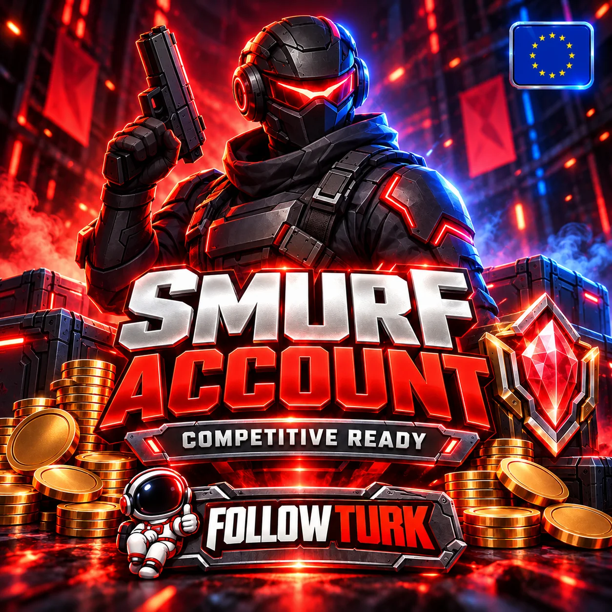 Europa Smurf Account (EU) - FollowTurk