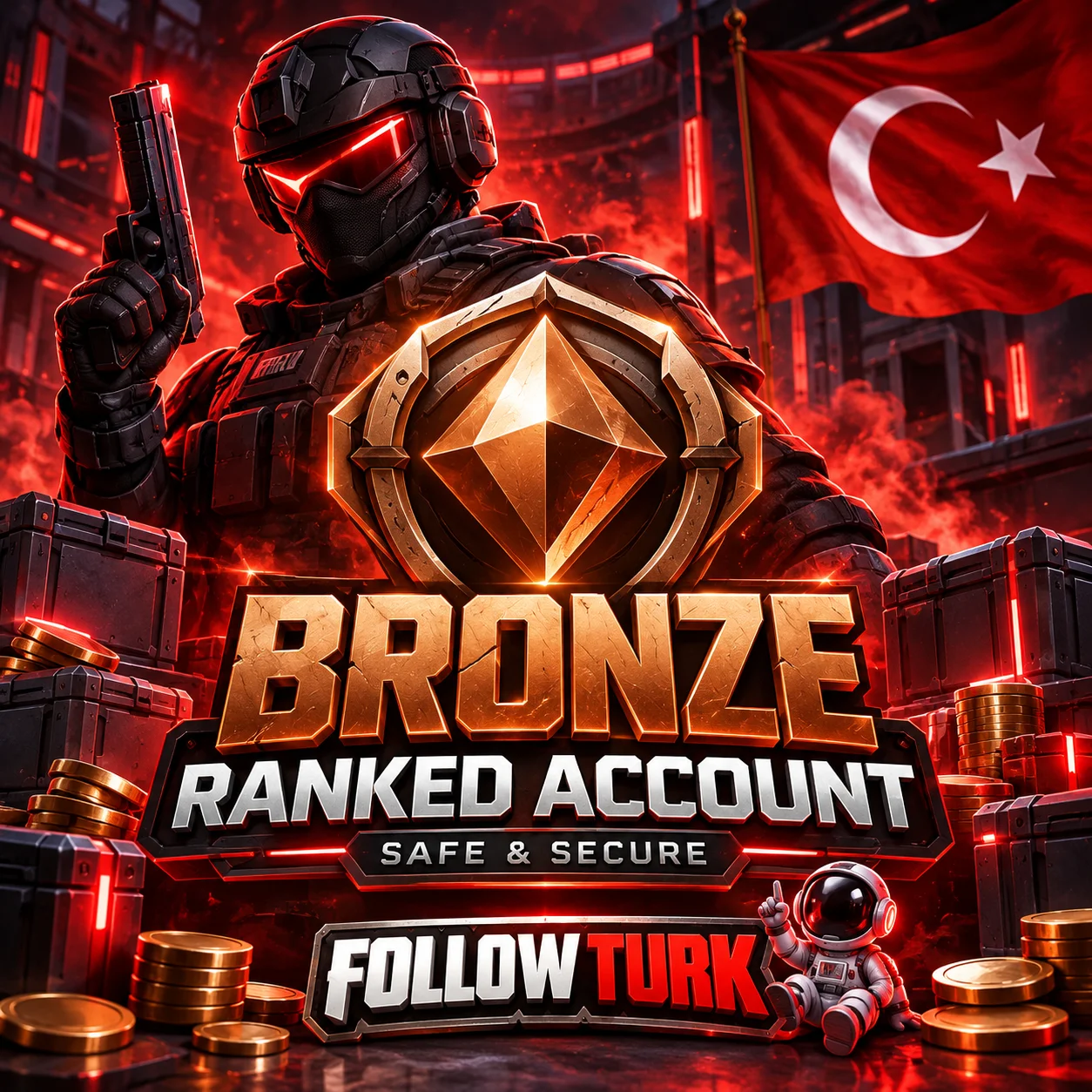 Türkei (TR) Valo Bronze-Account - FollowTurk