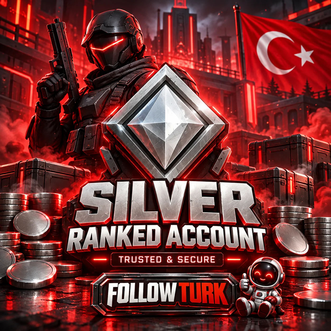 Türkei (TR) Silber-Account für Valo - FollowTurk