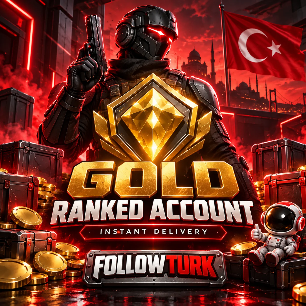 Türkei (TR) Valo Gold Account - FollowTurk