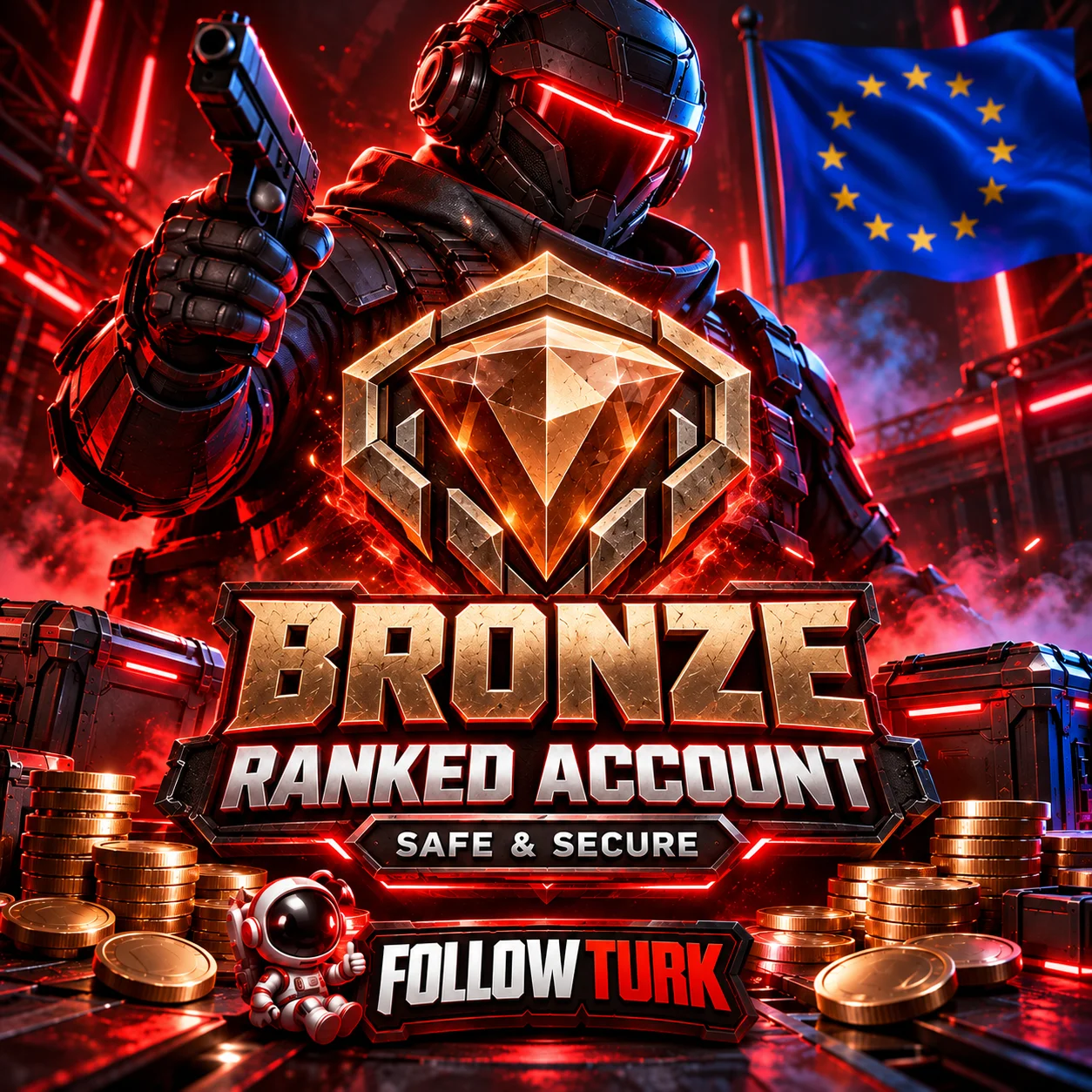 Europa (EU) Valo Bronze-Account - FollowTurk