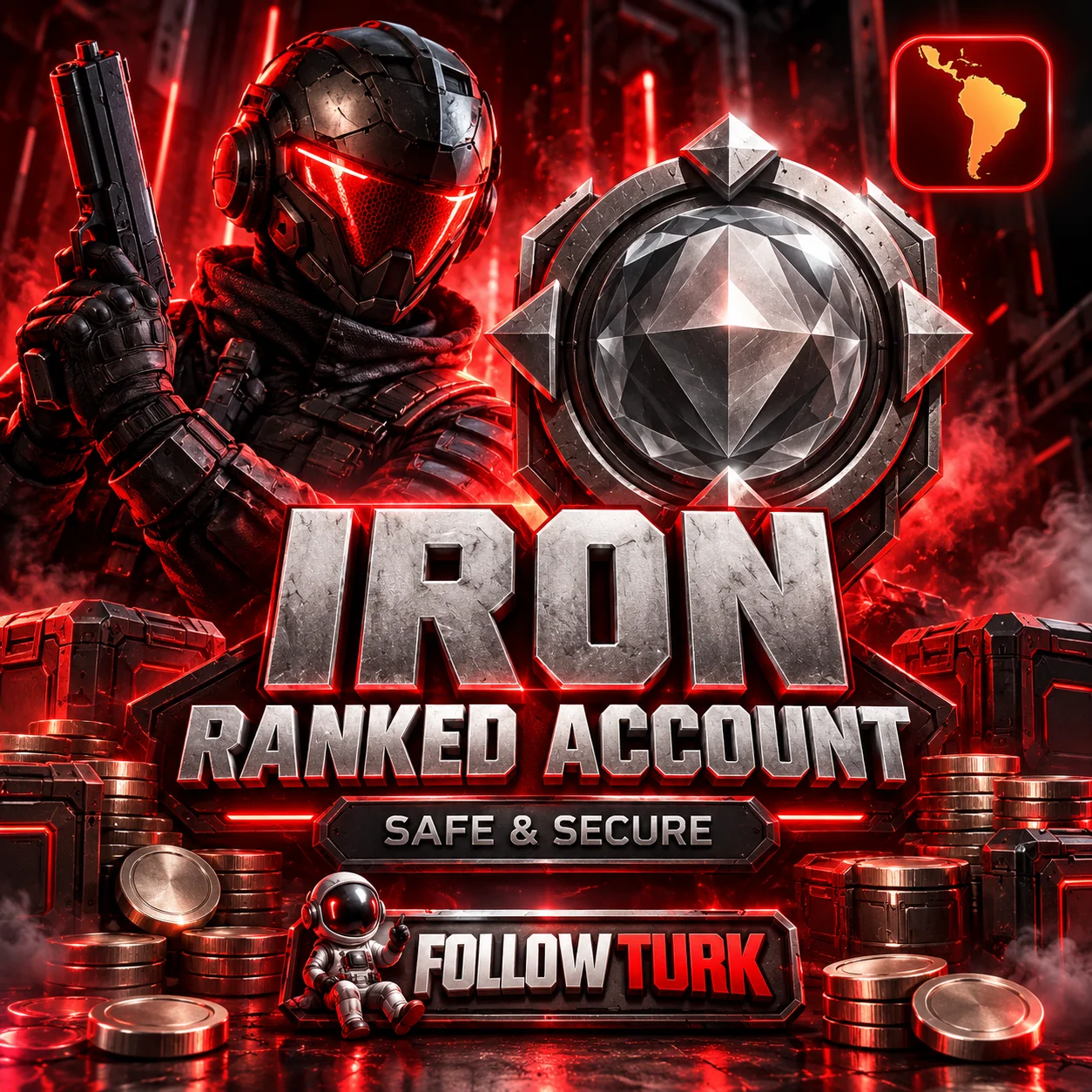 Lateinamerika – LA Iron Account - FollowTurk