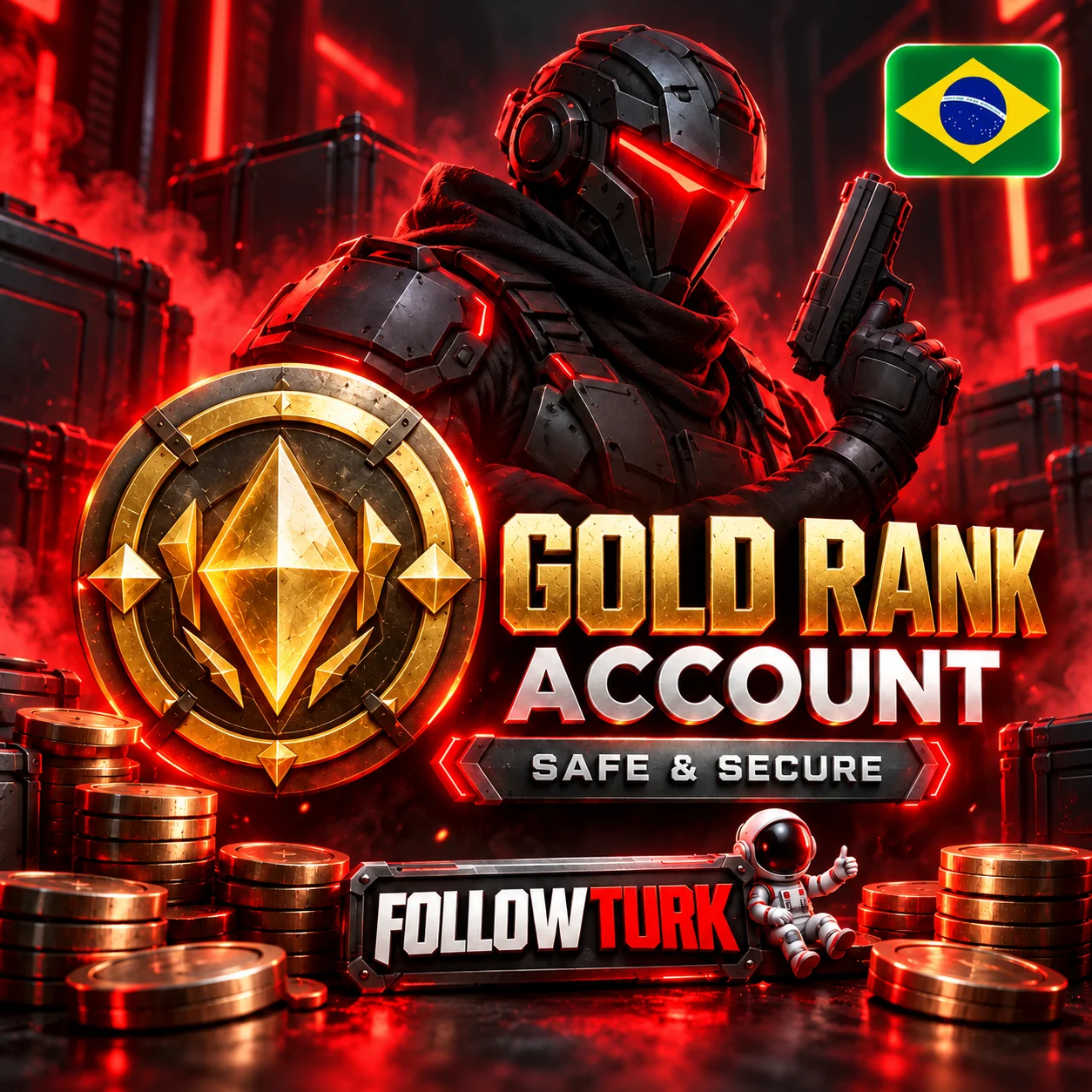 Brasilien – BR Valo Gold Account - FollowTurk
