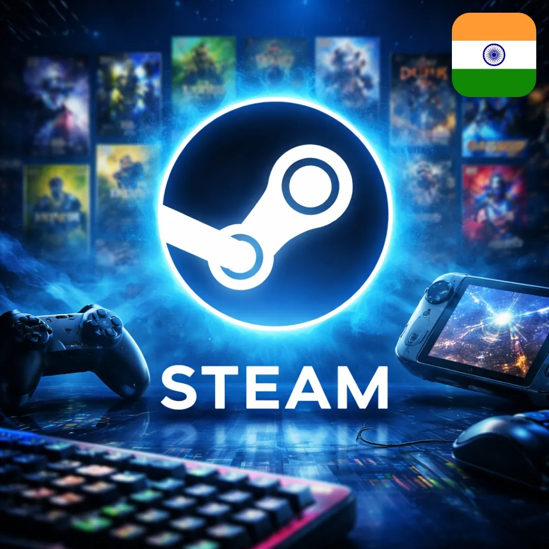 Steam Guthabenkarte (INR) für Indien - FollowTurk